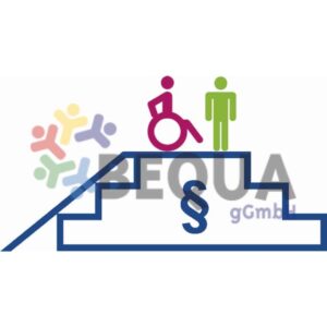 Gleichberechtigung Behinderung mit Rampe
