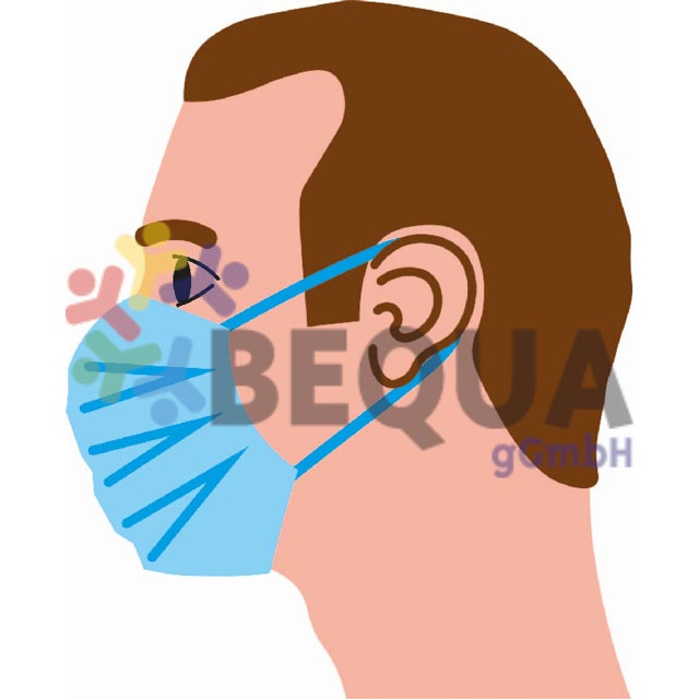 Mundschutz realistisch Profil