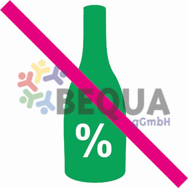 kein Alkohol Frauenhaus pink - BEQUA