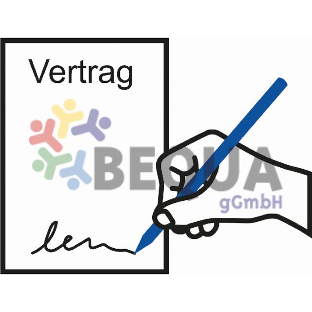 Vertrag unterschreiben