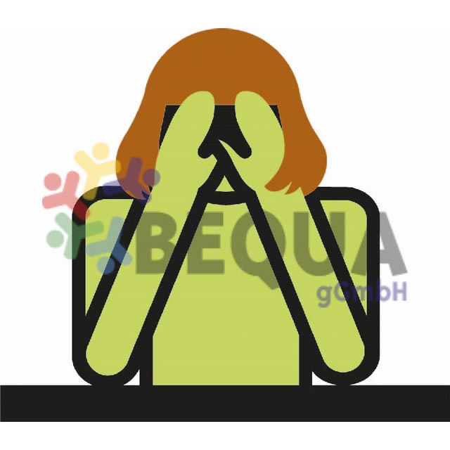 Sich Sorgen machen Frau