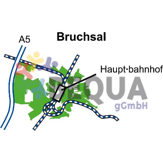 Karte Bruchsal