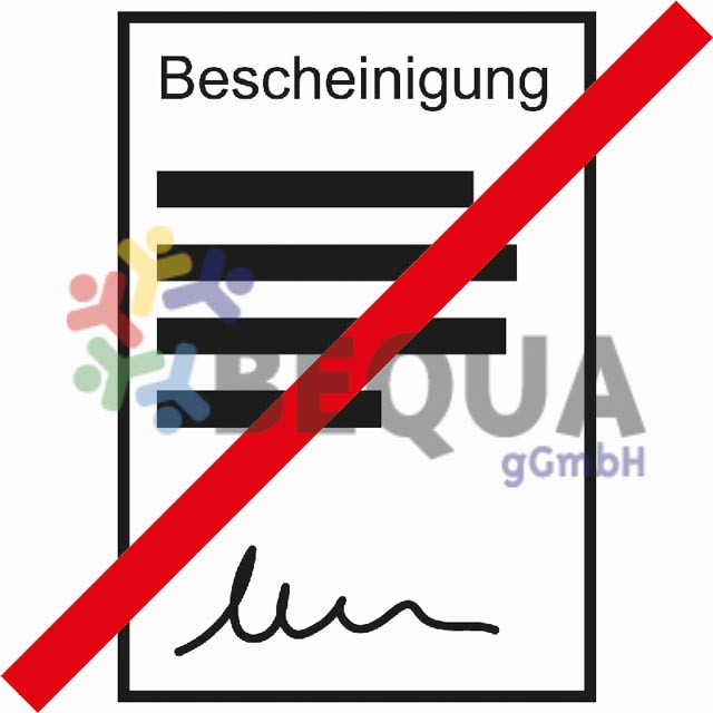 Keine Bescheinigung